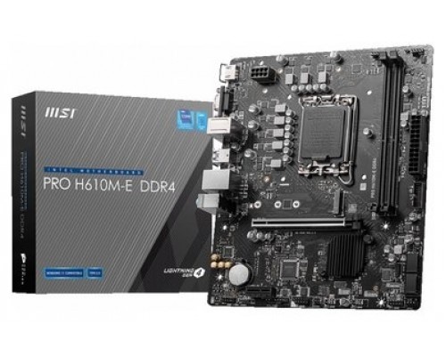 Placa base msi 1700 pro h610m - e