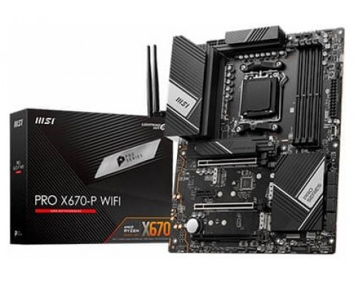 MSI PRO X670-P WIFI placa base AMD X670 Zócalo AM5 ATX