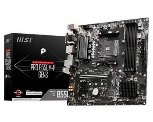 MSI Placa Base PRO B550M-P GEN3 mATX AM4