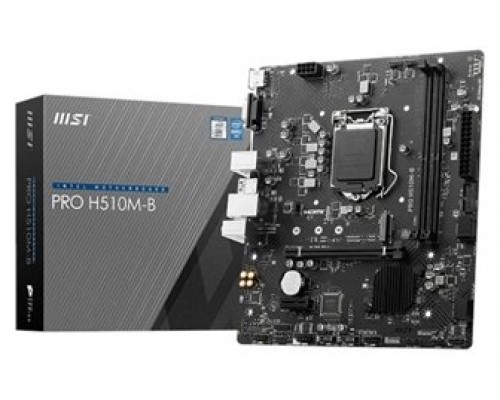 MSI Placa Base PRO H510M-B  mATX LGA1200