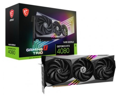 MSI GeForce RTX 4080 16GB GAMING X TRIO NVIDIA GDDR6X