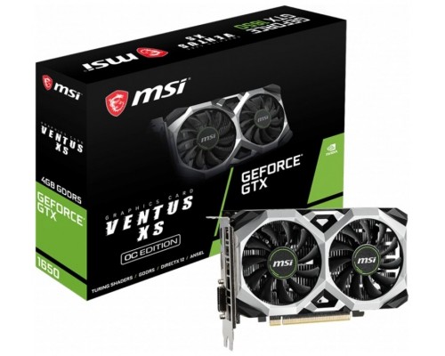 VGA MSI GTX 1650 VENTUS XS 4G OC,NV,GTX1650,GDDR5,4GB,192BIT