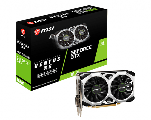 MSI VGA NVIDIA GTX 1650 D6 VENTUS XS OCV1 4GB DDR6