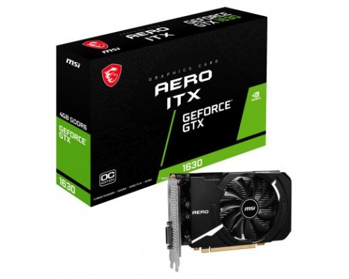 MSI GeForce GTX 1630 AERO ITX 4G OC NVIDIA 4 GB GDDR6