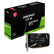 VGA MSI GTX 1630 AERO ITX 4G,NV,GTX1630,4GB,GDDR6,64BIT,DVI+HDMI+DP,1 VENTILADOR