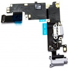 Conector Carga + Audio + Microfono Flex iPhone 6 Plus Blanco