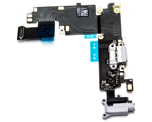 Conector Carga + Audio + Microfono Flex iPhone 6 Plus Blanco