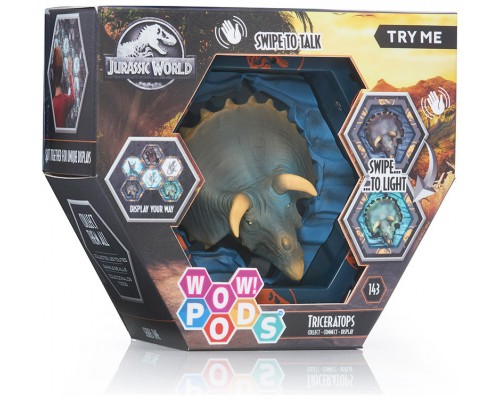 Figura wow! pod jurassic world triceratops