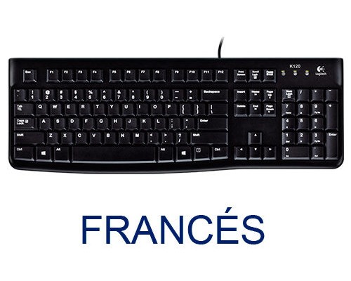 Teclado logitech k120 usb negro frances