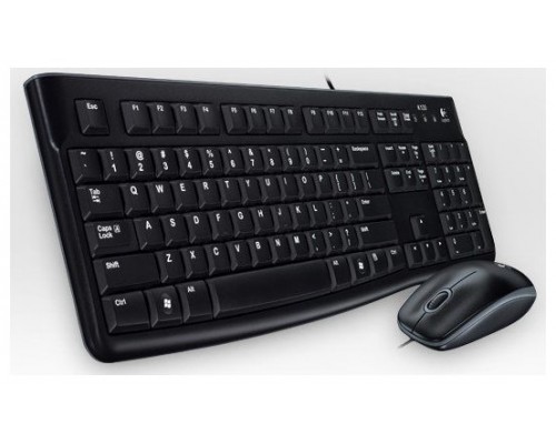 Teclado + mouse logitech mk120 optico