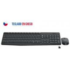 MK235 Wireless KBD+Mouse Grey CZ - MK235 Wireless KBD+Mouse Grey CZ