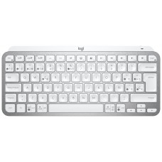 Teclado logitech mx keys gris palido