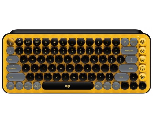 Teclado logitech pop keys blast yellow