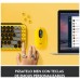 Teclado logitech pop keys blast yellow