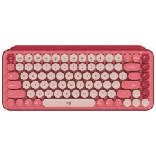 Teclado logitech pop keys heartbreaker rosa