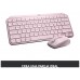 Teclado logitech mx keys mini rosa