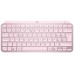 Teclado logitech mx keys mini rosa