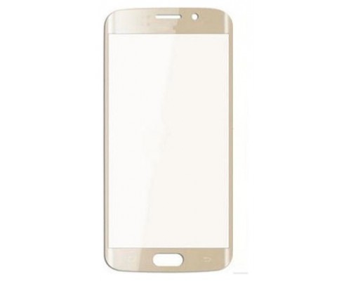 Cristal Pantalla Compatible S.Galaxy S6 Edge Oro