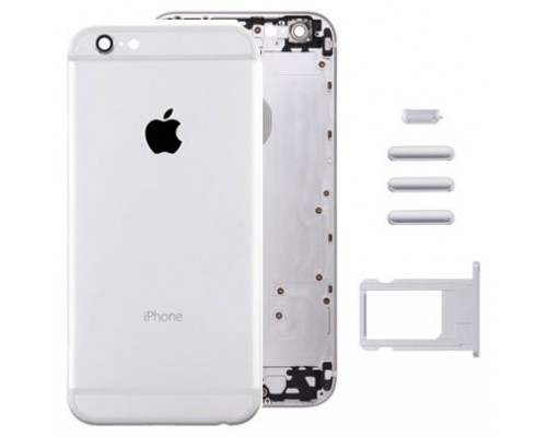 Carcasa Trasera iPhone 6 Plata