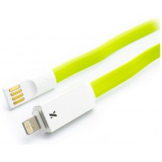 Cable Lightning Plano LED  iPhone/iPad Verde