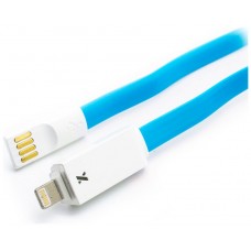 Cable Lightning Plano LED  iPhone/iPad Azul