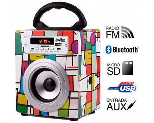 Altavoz Biwond JoyBox Pocket Bluetooth Picasso