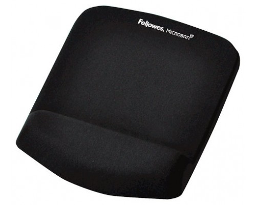 REPOSAMUÑECAS RATON PLUSHTOUCH NEGRO FELLOWES 9252003