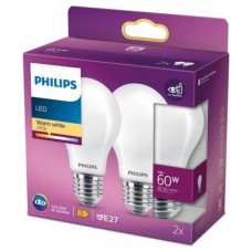 BOMBILLA PHILIPS LEDCL 60W A60 WW 2U