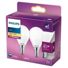 BOMBILLA PHILIPS LEDCL 40W P45 WW 2U