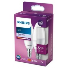 BOMBILLA PHILIPS LED 40W B35 CW 2U