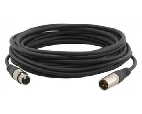 Kramer Electronics C-XLQM/XLQF-15 cable de audio 4,6 m XLR (3-pin) Negro