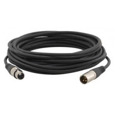 Kramer Electronics XLR Quad Style, 7.6m cable de audio 7,6 m XLR (3-pin) Negro