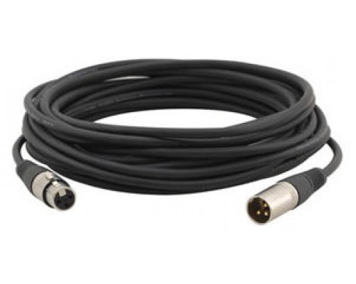 Kramer Electronics XLR Quad Style, 7.6m cable de audio 7,6 m XLR (3-pin) Negro