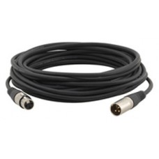 Kramer Electronics XLR Quad Style, 22.9m cable de audio 22,9 m XLR (3-pin) Negro