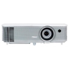 Optoma W400+ videoproyector Proyector para escritorio 4000 lúmenes ANSI DLP WXGA (1280x800) 3D Gris, Blanco