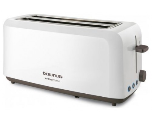 Tostadora TAURUS 960639000 Mytoast Duplo 1450W Blanco