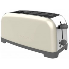 Tostadora TAURUS 960656000 Vintage Cream 1400W Negro, Crema, Inox