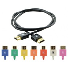 KRAMER CABLE HDMI FLEXIBLE ALTA VELOCIDAD CON ETHERNET ULTRA PLANO COLOR NEGRO (C-HM/HM/PICO/BK-6)