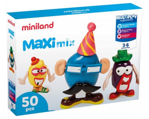 JUEGO MAXIMIX 50 PIEZAS MINILAND 97115