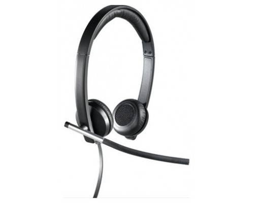 AURICULARES LOGITECH H650e NEGRO MICROFONO ALAMBRICO