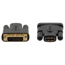 Kramer Electronics 99-9497001 cambiador de género para cable DVI–D HDMI Negro, Oro