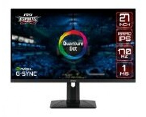 Monitor gaming 27pulgadas msi g274qpf - qd negro