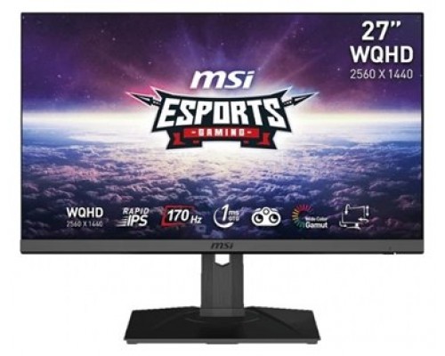 MSI G272QPF Monitor 27"Gaming WQHD 170hz 2xHDMI DP