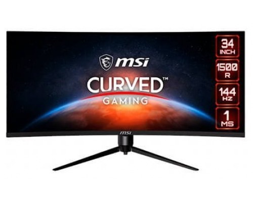 MSI Optix MAG342CQR 86,4 cm (34") 3440 x 1440 Pixeles UltraWide Quad HD LCD Negro