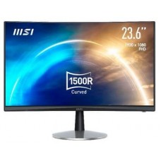 MSI MONITOR PRO MP242C. 23.8” (60CM) CURVO 1500R. 1920x1080 (FHD). 75HZ. NEGRO