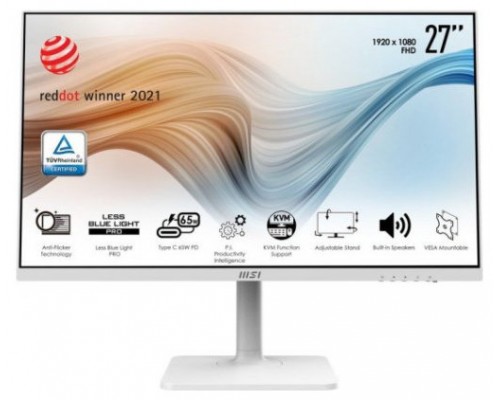 MSI MD272PW Monitor 27" IPS HDMI USB-C MM AA Bco