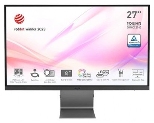 MSI MD271UL Monitor 27" 4K 75hz 2xHDMI  DP USB-C