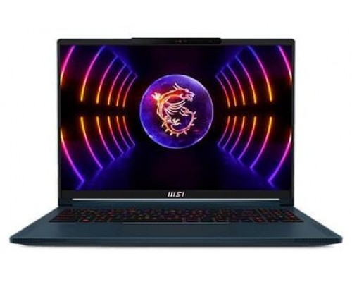 MSI Stealth 16STUDIO A13VG-033ES i9-13900H Portátil 40,6 cm (16") Quad HD+ Intel® Core™ i9 32 GB DDR5-SDRAM 2 TB SSD NVIDIA GeForce RTX 4070 Wi-Fi 6E (802.11ax) Windows 11 Azul