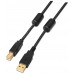 CABLE IMPRESORA AISENS USB 2.0 ALTA CALIDAD FERRITA TIPO A M-B M NEGRO 5.0M