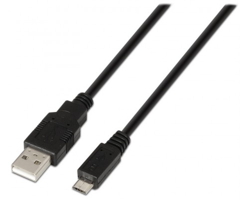 CABLE AISENS USB 2.0 TIPO A M-MICRO B M NEGRO 0.8M